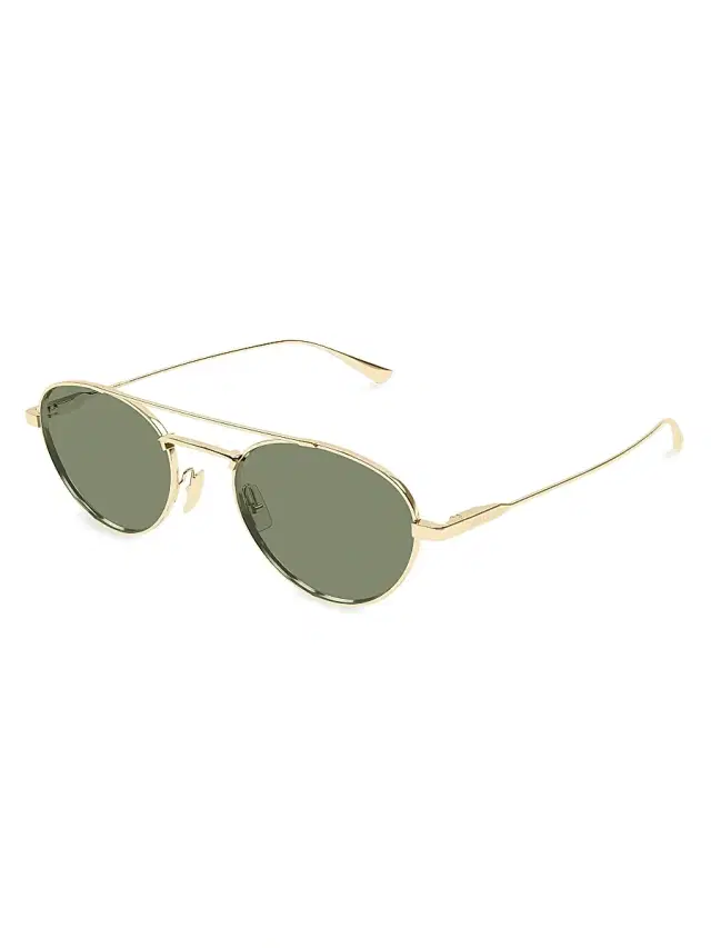 Women's 51MM Round Sunglasses - Gold
