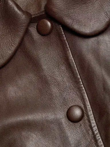 Ba&sh Women's Madie Leather Coat - Marron - Size Large | Thumbnail 7 Ba&sh Women's Madie Leather Coat - Marron - Size Large | Thumbnail 7