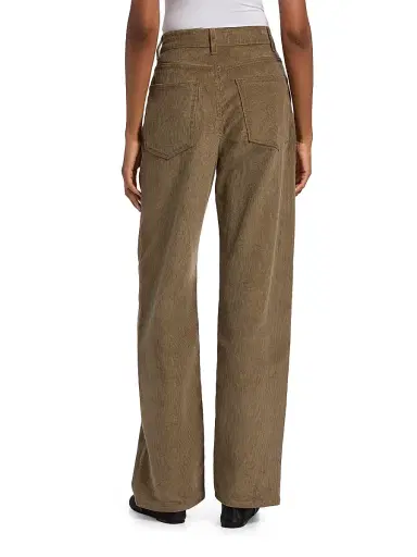 RÓHE Women's Relaxed Corduroy Trousers - Dark Sage - Size 12 | Thumbnail 5 RÓHE Women's Relaxed Corduroy Trousers - Dark Sage - Size 12 | Thumbnail 5
