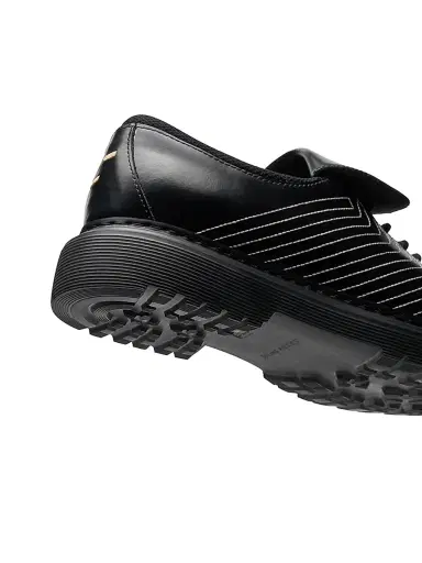 Filling Pieces Men's Derby Football Leather Shoes - Black | Thumbnail 3