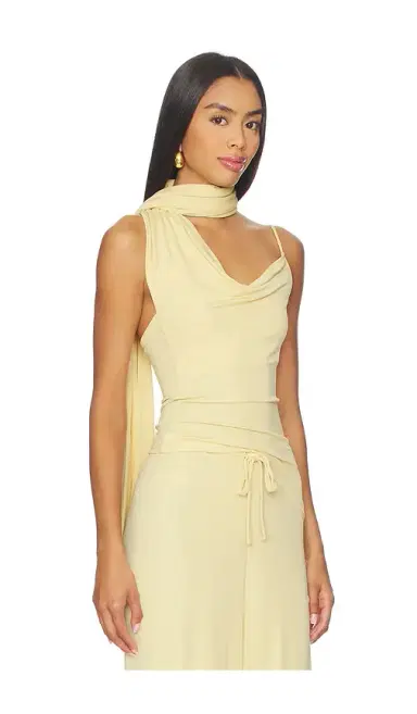 Aya Muse Asymmetrical Scarf Tank Top | Thumbnail 2