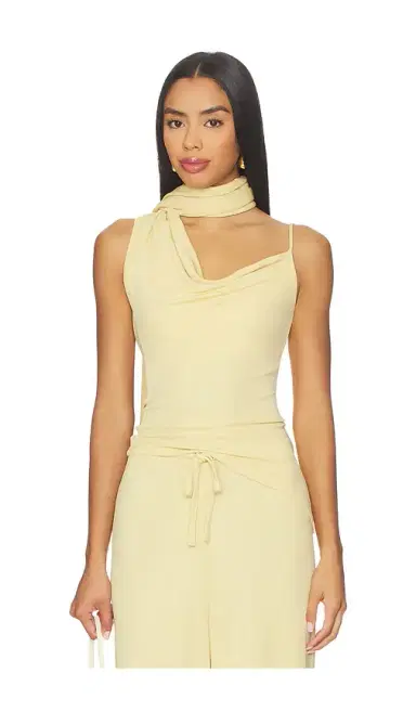 Aya Muse Asymmetrical Scarf Tank Top | Thumbnail 1