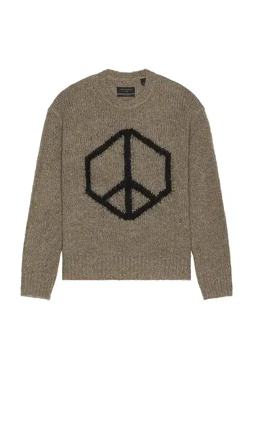 ALLSAINTS Message Crew Neck Sweater