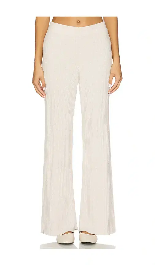 Barefoot Dreams CozyChic Ultra Lite Lurex Rib Wide Leg Pant