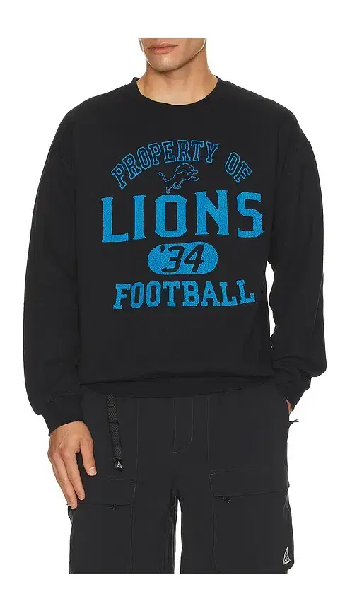 Junk Food Lions Property Crew Fleece Sweatshirt