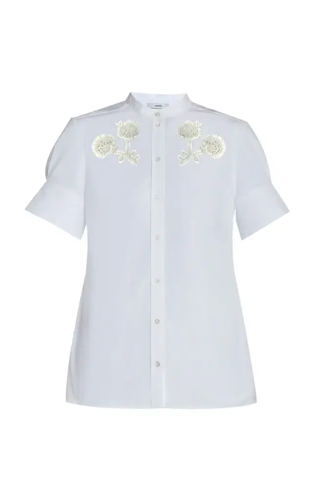 Appliquéd Organic-Cotton Top