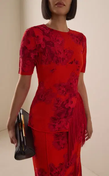 Erdem French Fray Knit Top | Thumbnail 2 Erdem French Fray Knit Top | Thumbnail 2