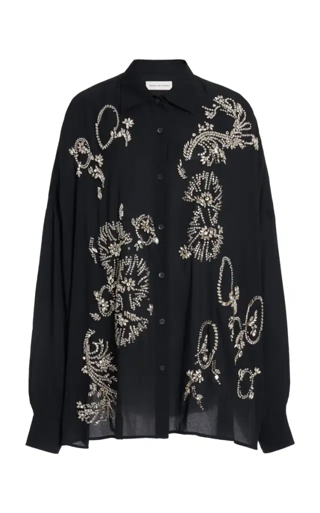Dries Van Noten Casia Embroidered Shirt