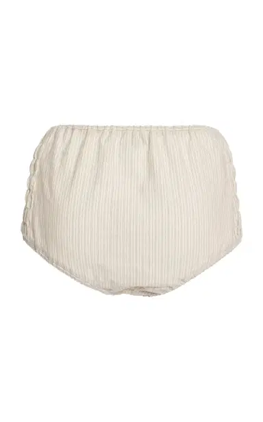 Dries Van Noten Pixie Gathered Cotton-Blend Mini Shorts | Thumbnail 3