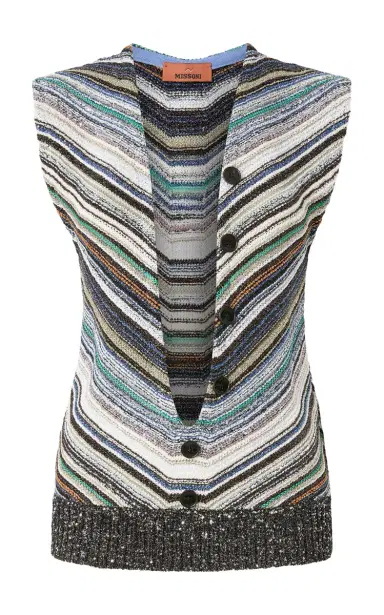 Missoni Serafino Buttoned Knit Gilet | Thumbnail 1