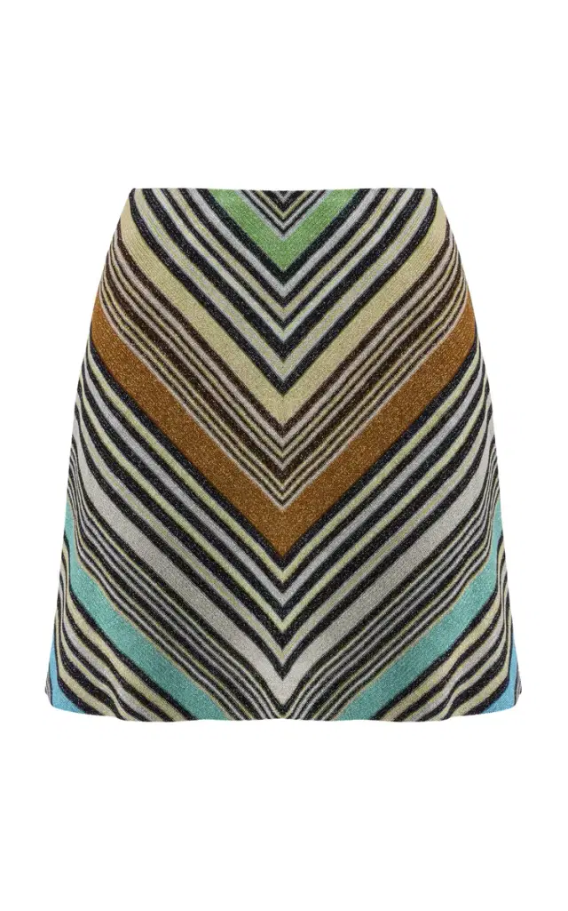 Missoni Chevron Knit Mini Skirt