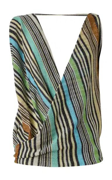 Missoni Draped Knit Wrap Top | Thumbnail 1