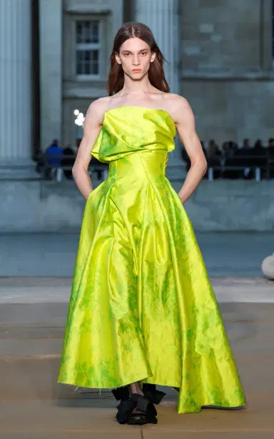 Erdem Floral Satin Midi Dress | Thumbnail 2