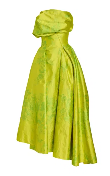 Erdem Floral Satin Midi Dress | Thumbnail 4