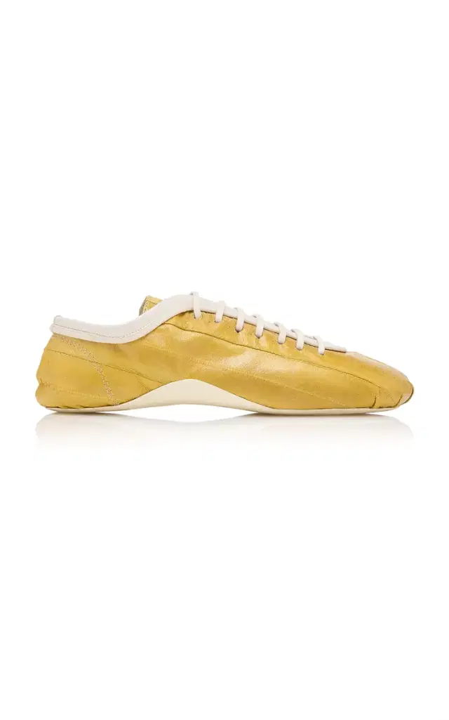 Dries Van Noten Leather Ballerina Sneaker
