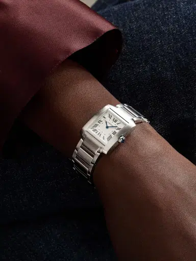 Cartier Tank Française Medium Stainless Steel Watch | Thumbnail 2 Cartier Tank Française Medium Stainless Steel Watch | Thumbnail 2