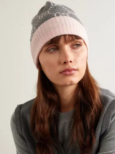 Gucci Jacquard-knit Cashmere Beanie | Thumbnail 2