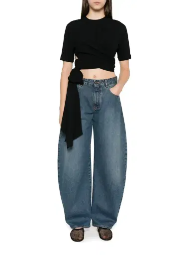 Alaïa Low Rise Round Jeans | Thumbnail 2 Alaïa Low Rise Round Jeans | Thumbnail 2