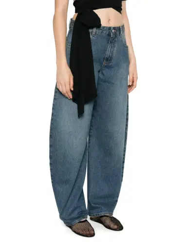 Alaïa Low Rise Round Jeans | Thumbnail 3 Alaïa Low Rise Round Jeans | Thumbnail 3