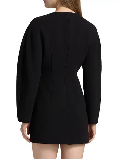 Acler Women's Brotton Floral-Detail Minidress - Black | Thumbnail 5