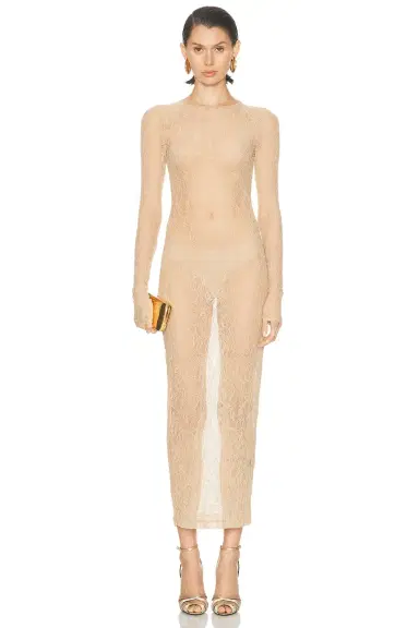 Wardrobe.NYC Lace Long Sleeve Dress | Thumbnail 1 Wardrobe.NYC Lace Long Sleeve Dress | Thumbnail 1