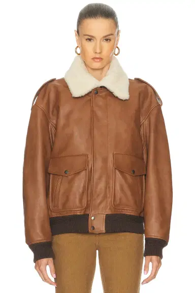 Saint Laurent Aviator Jacket | Thumbnail 2 Saint Laurent Aviator Jacket | Thumbnail 2
