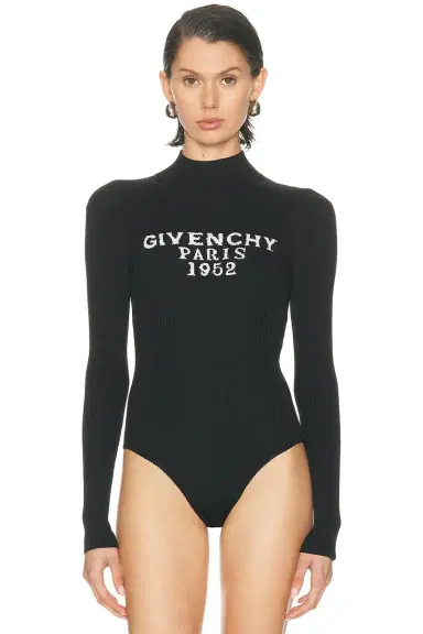 Givenchy High Neck Bodysuit Top | Thumbnail 2