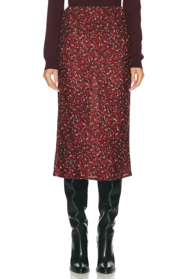 Saint Laurent Midi Skirt | Thumbnail 1 Saint Laurent Midi Skirt | Thumbnail 1