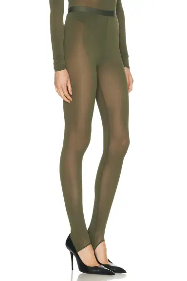 Wardrobe.NYC Sheer Sitrrup Legging | Thumbnail 2