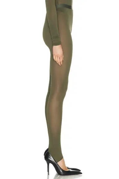 Wardrobe.NYC Sheer Sitrrup Legging | Thumbnail 3