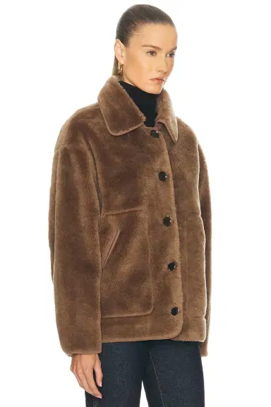 Citizens of Humanity Astrid Sherpa Jacket | Thumbnail 3 Citizens of Humanity Astrid Sherpa Jacket | Thumbnail 3