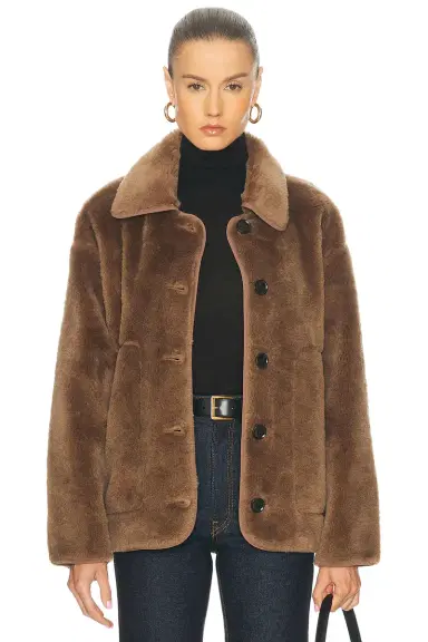 Citizens of Humanity Astrid Sherpa Jacket | Thumbnail 1 Citizens of Humanity Astrid Sherpa Jacket | Thumbnail 1