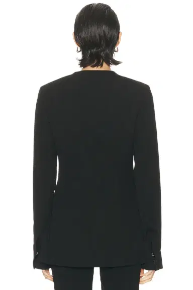 TOTEME Collarless Evening Jacket | Thumbnail 3