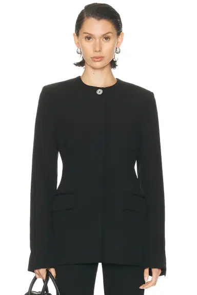 TOTEME Collarless Evening Jacket | Thumbnail 1