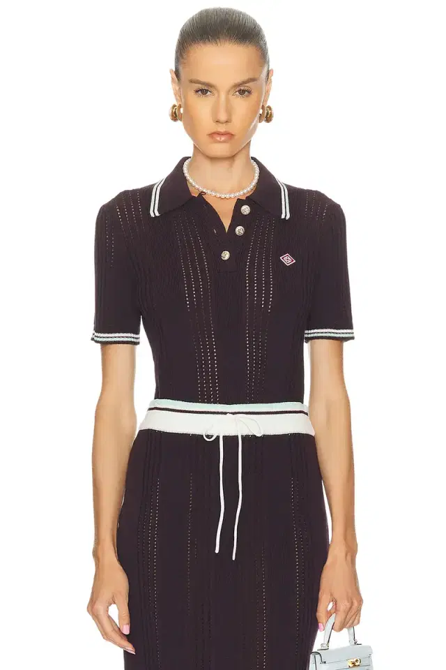 Casablanca Short Sleeve Polo Top