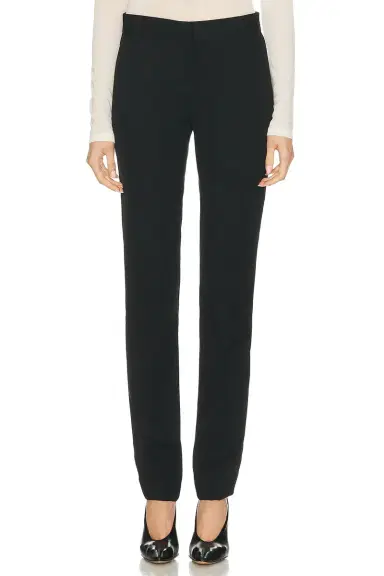 TOTEME Low-Waist Slim Evening Trouser | Thumbnail 1 TOTEME Low-Waist Slim Evening Trouser | Thumbnail 1