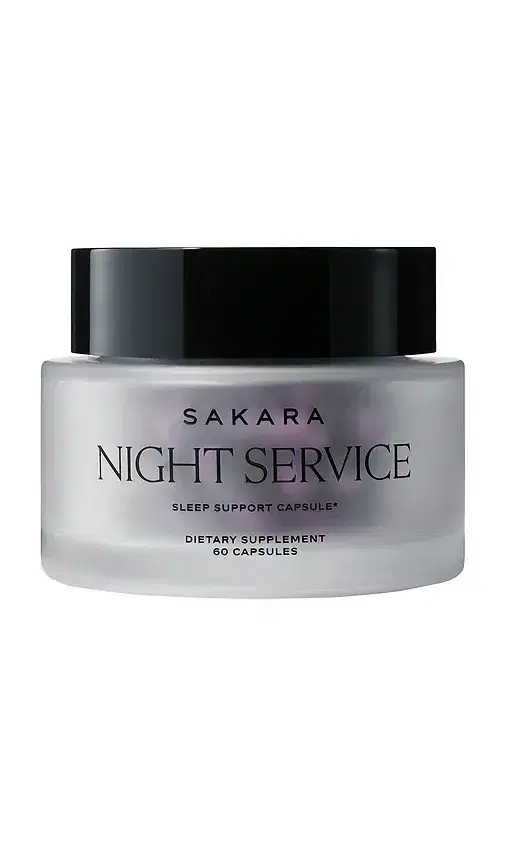 Sakara Night Service Sleep Support Capsules.