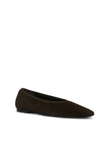 TOTEME Minimalist Suede Ballerina Flat | Thumbnail 2