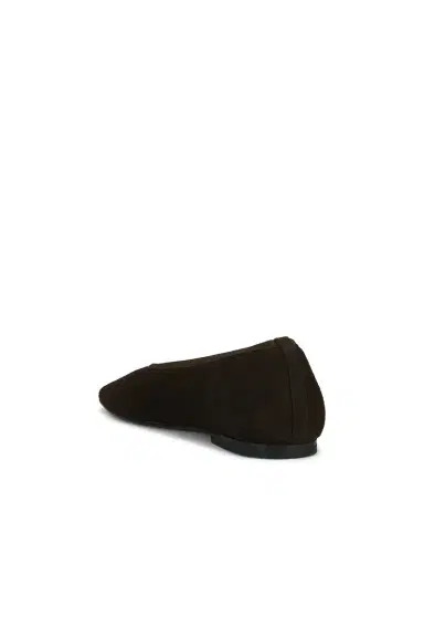 TOTEME Minimalist Suede Ballerina Flat | Thumbnail 3