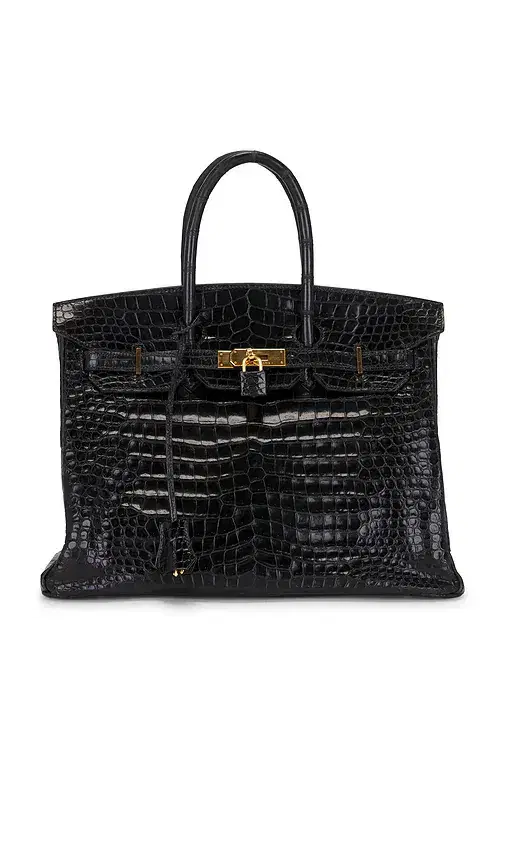 Hermes Shiny Porosus Crocodile Birkin 35 Handbag Hermes Shiny Porosus Crocodile Birkin 35 Handbag