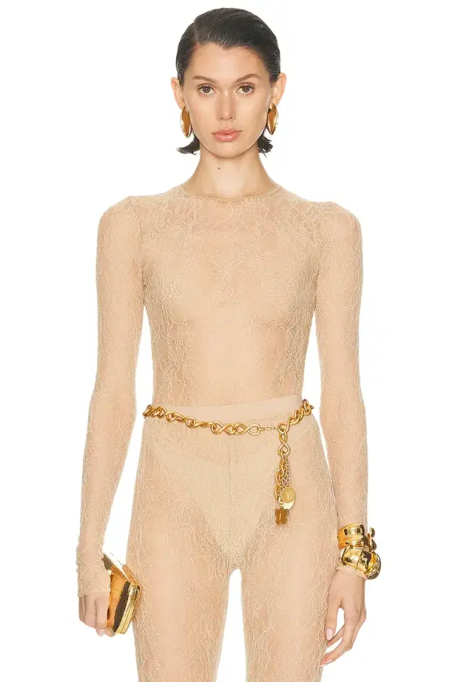 WARDROBE.NYC Lace Bodysuit