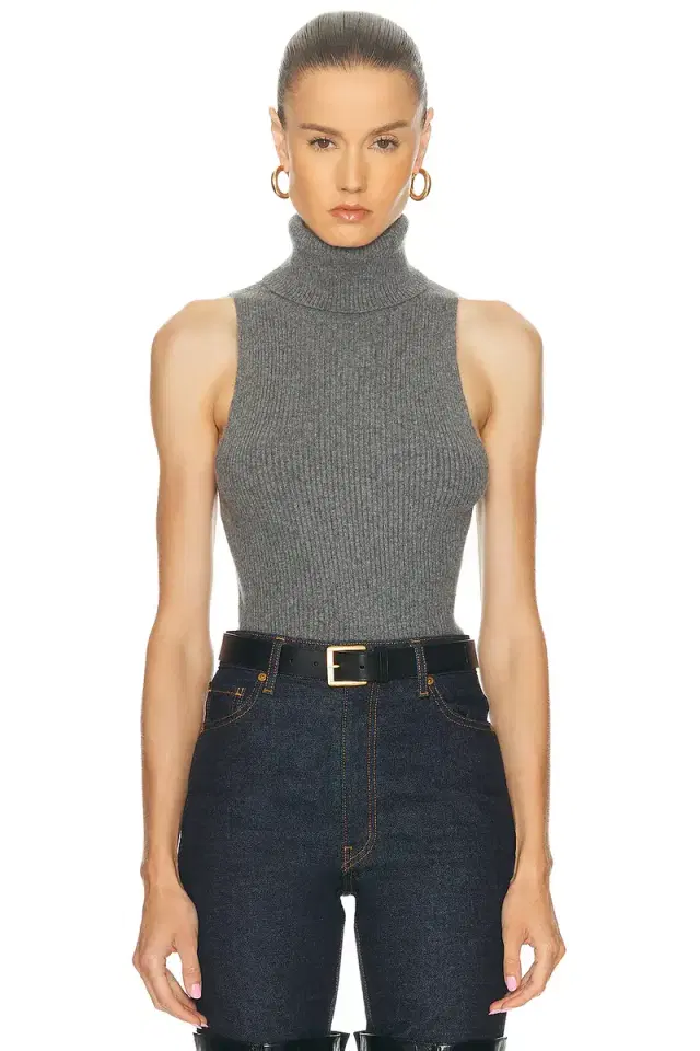 Enza Costa Knit Cashmere Sleeveless Top