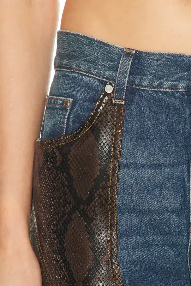 Stella McCartney Snake Chap Wide Leg | Thumbnail 6 Stella McCartney Snake Chap Wide Leg | Thumbnail 6