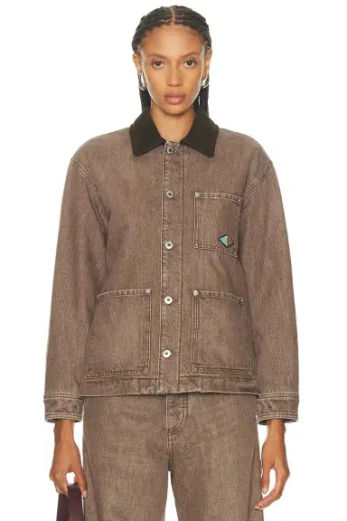 Bottega Veneta Denim Padded Jacket | Thumbnail 1 Bottega Veneta Denim Padded Jacket | Thumbnail 1