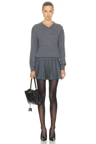 Balenciaga V Neck Sweater | Thumbnail 4 Balenciaga V Neck Sweater | Thumbnail 4