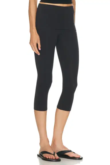 SKIMS Cotton Jersey Foldover Capri Pant | Thumbnail 2