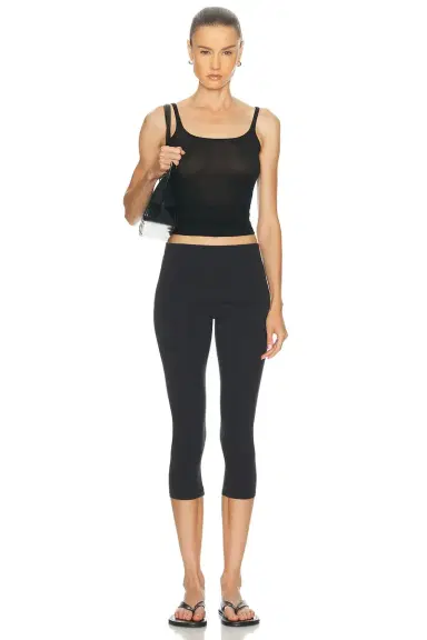 SKIMS Cotton Jersey Foldover Capri Pant | Thumbnail 5