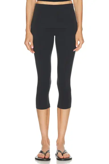 SKIMS Cotton Jersey Foldover Capri Pant | Thumbnail 1