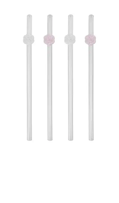 Lepel Club Rose Straws