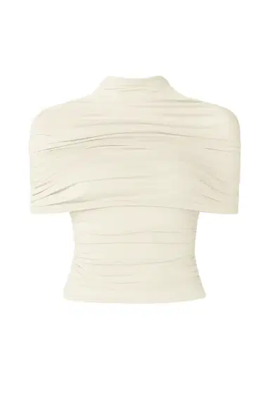 Lapointe Jersey Mock Neck Ruched Top | Thumbnail 1
